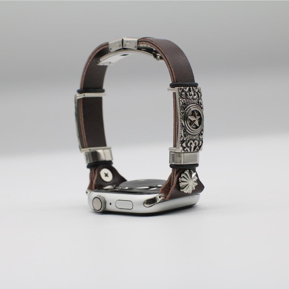 Watch Wrist Band Retro DIY Embossed Watch Band - Image 2